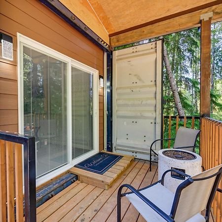 Unique Container Studio With Deck And Fire Pit! Buckley Exterior photo